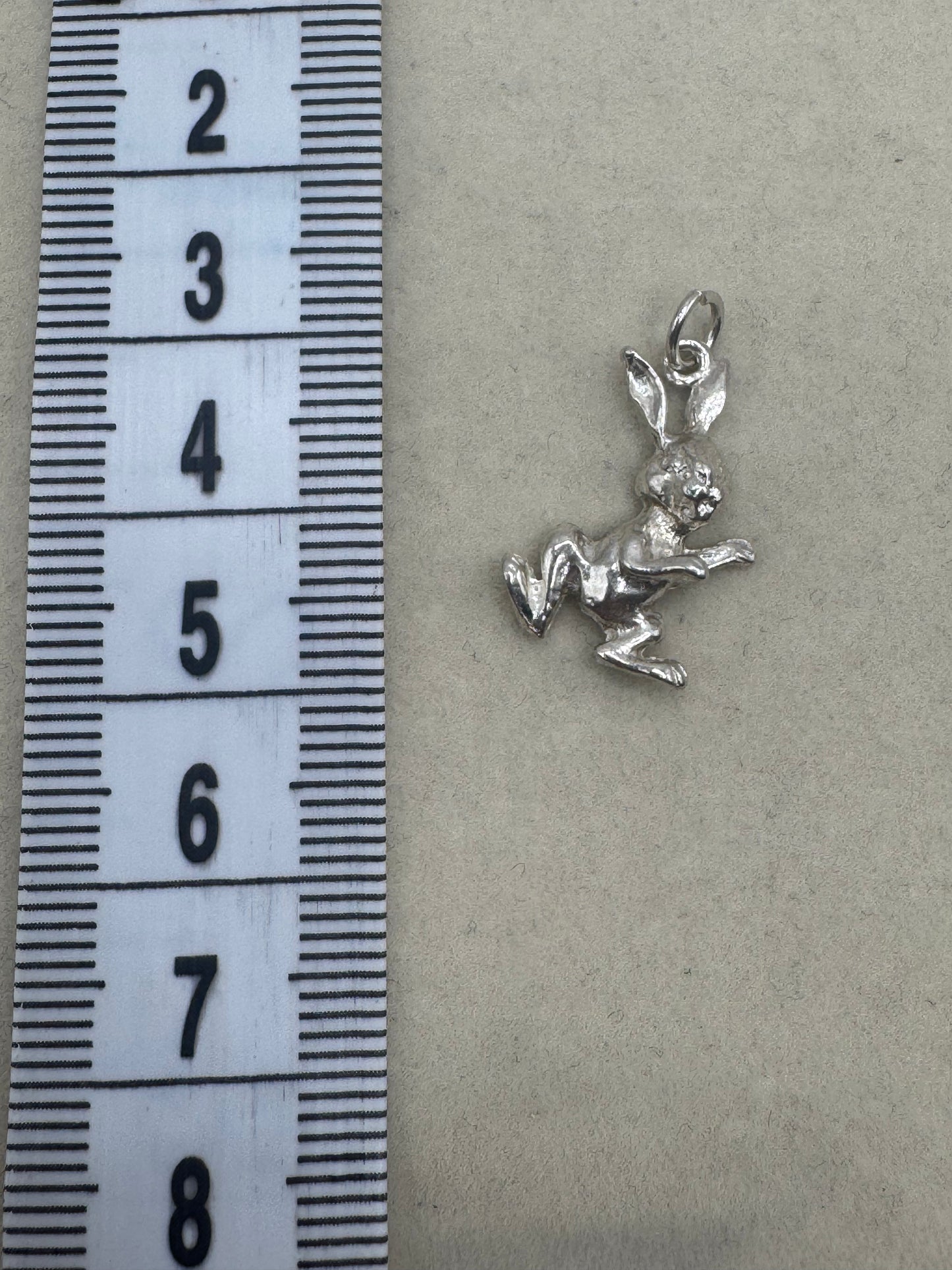 Stirling Silver Rabbit Charm