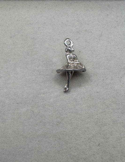 Stirling Silver ballerina Charm
