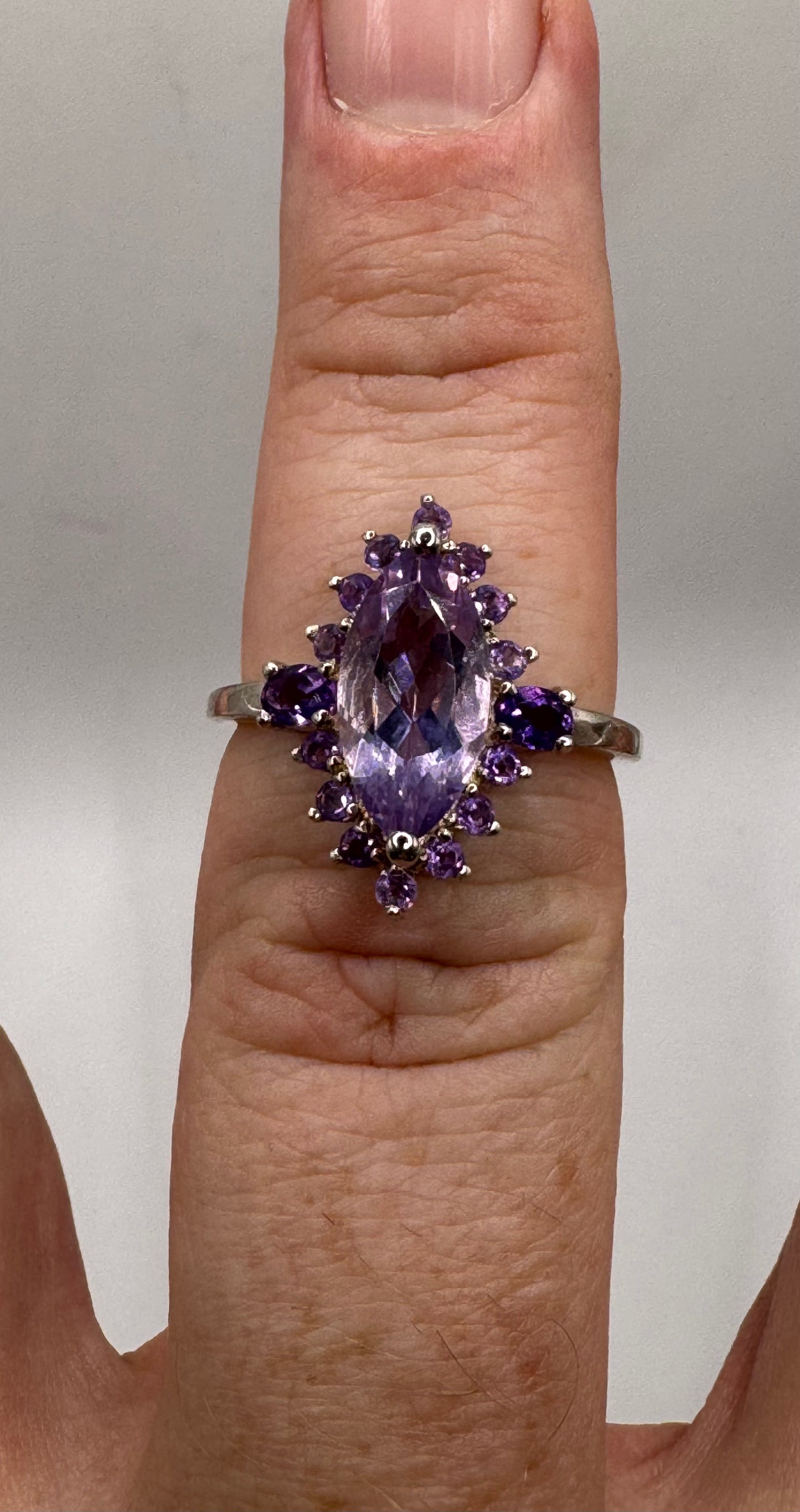 Stirling Silver Amethyst Ring