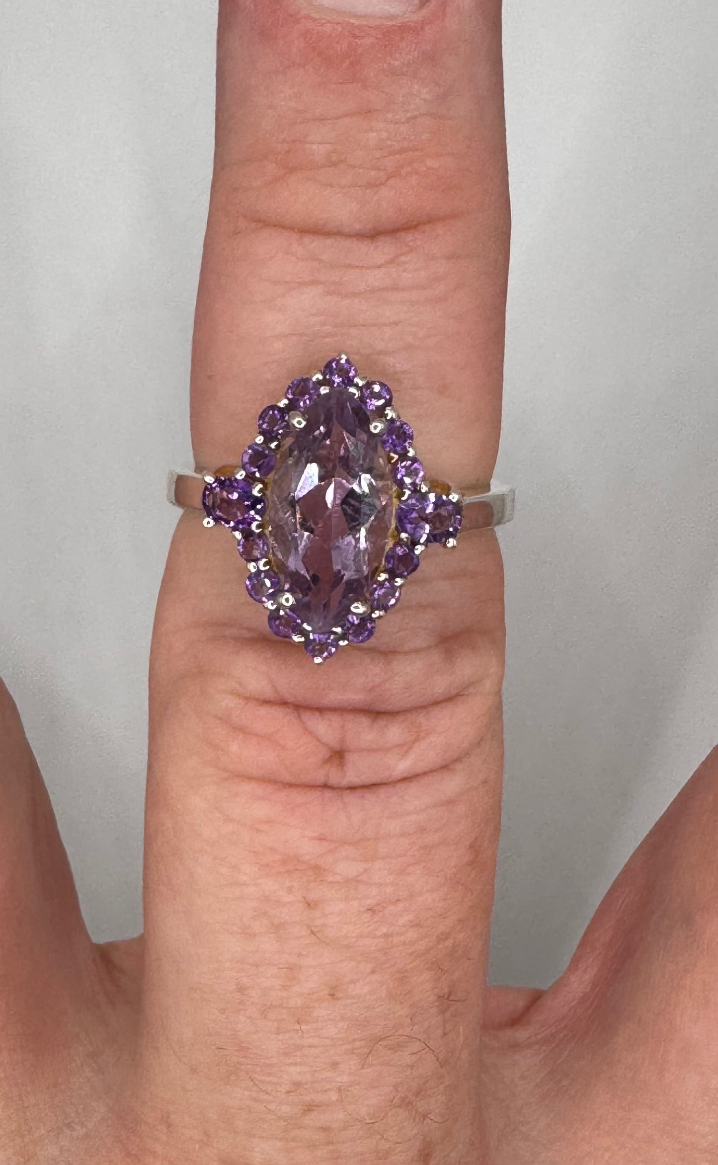 Stirling Silver Amethyst Ring