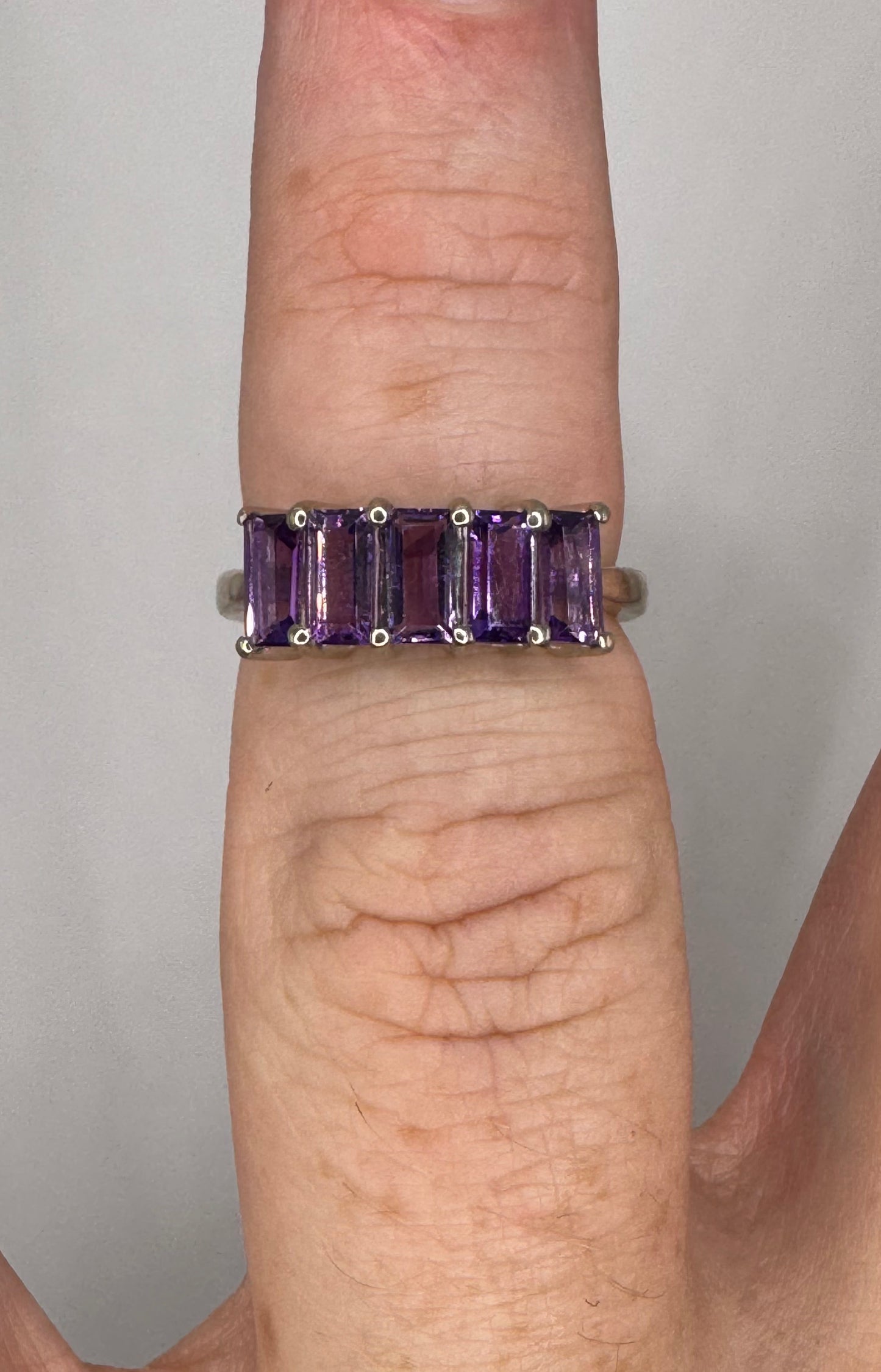Stirling Silver Amethyst Ring