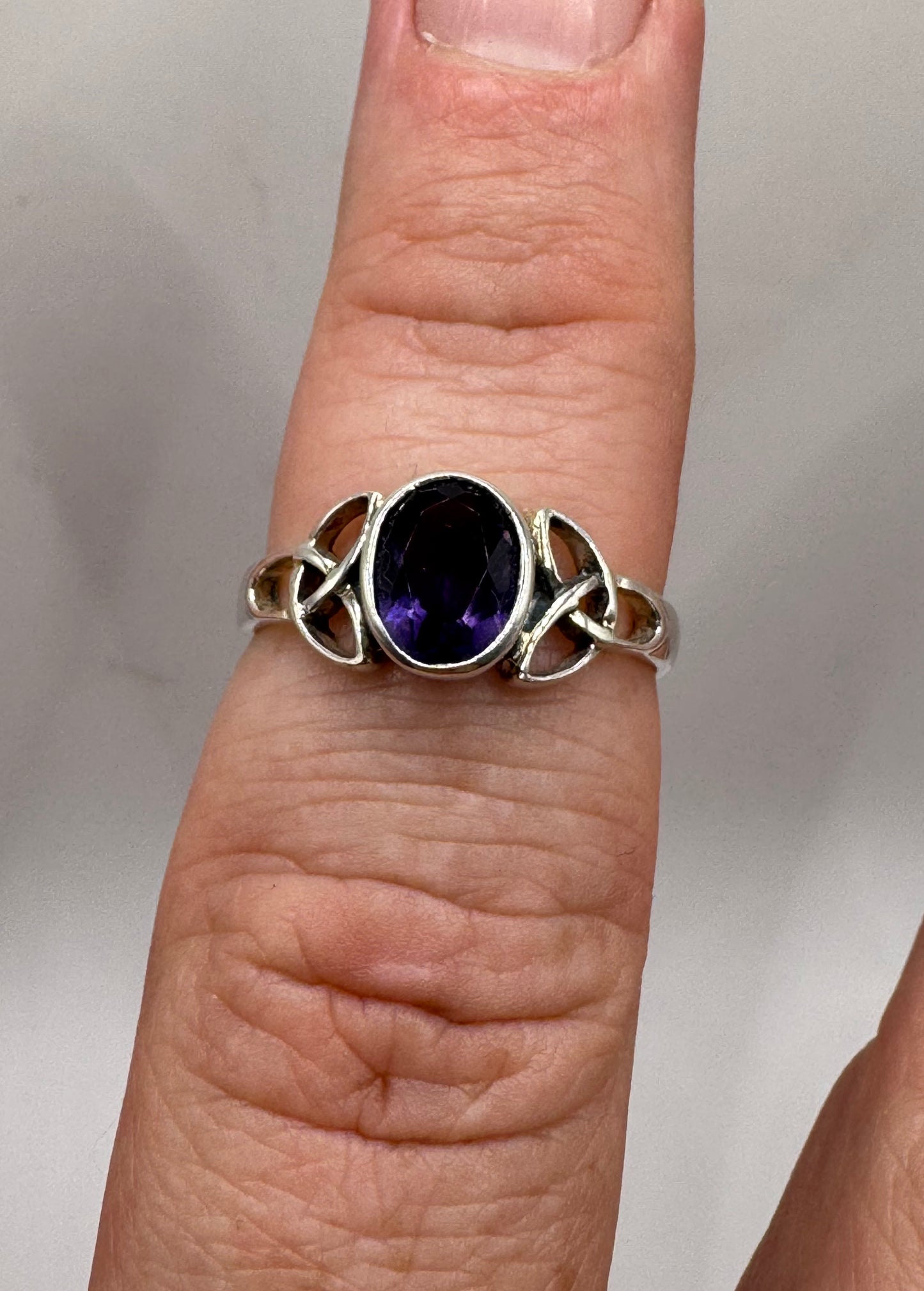 Stirling Silver Amethyst Ring