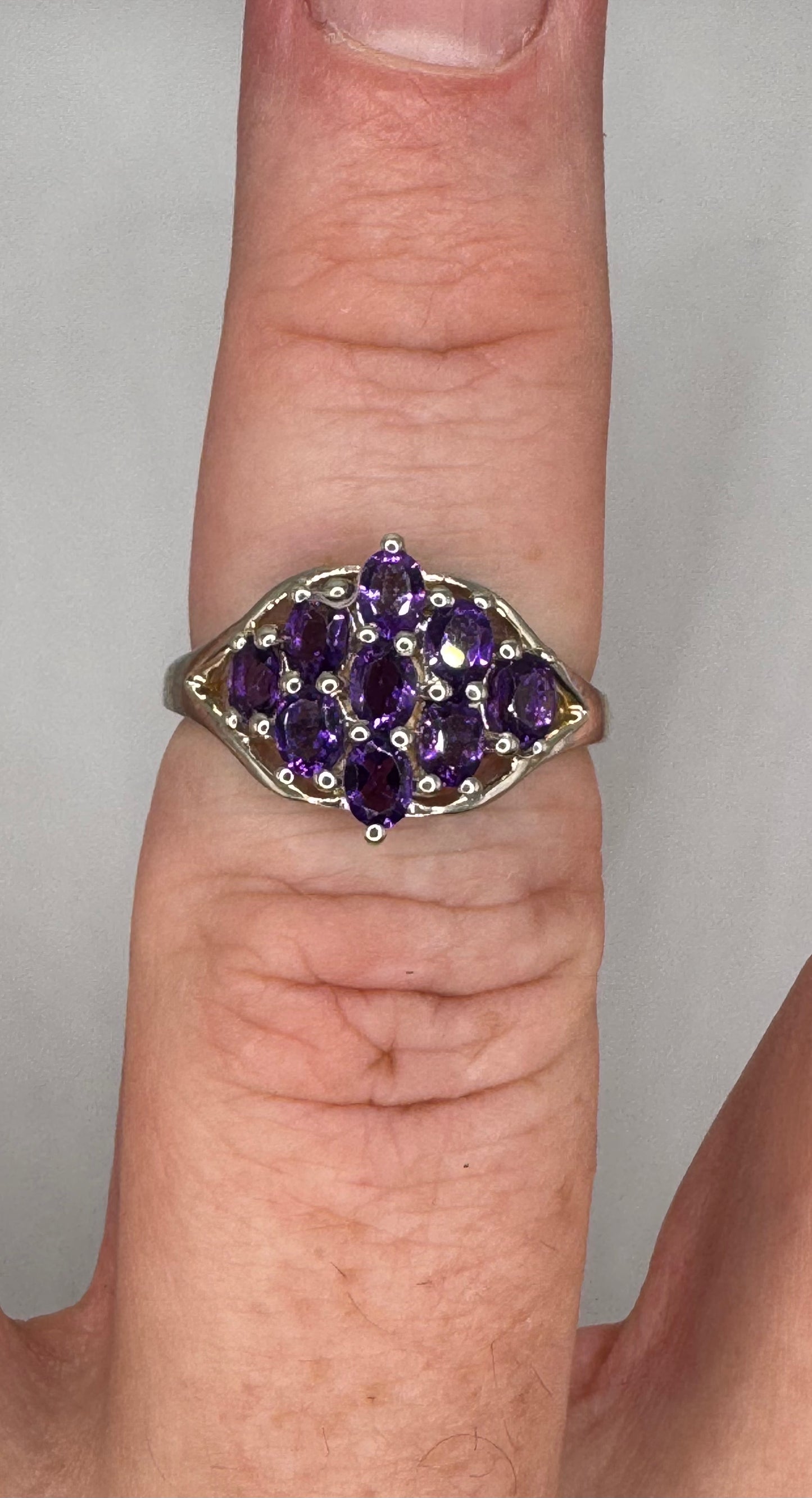 Stirling Silver Amethyst Ring