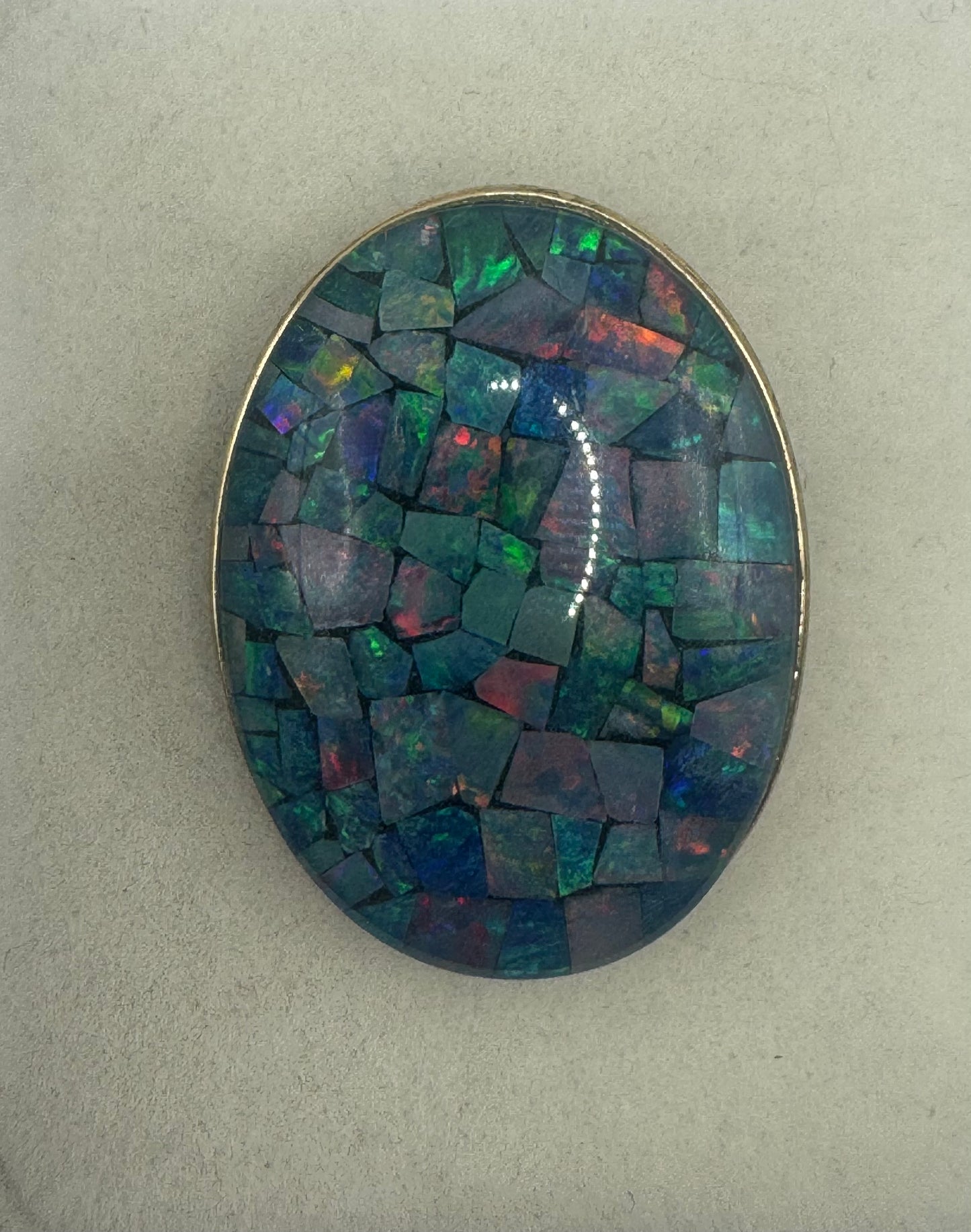 9ct Gold Opal Necklace