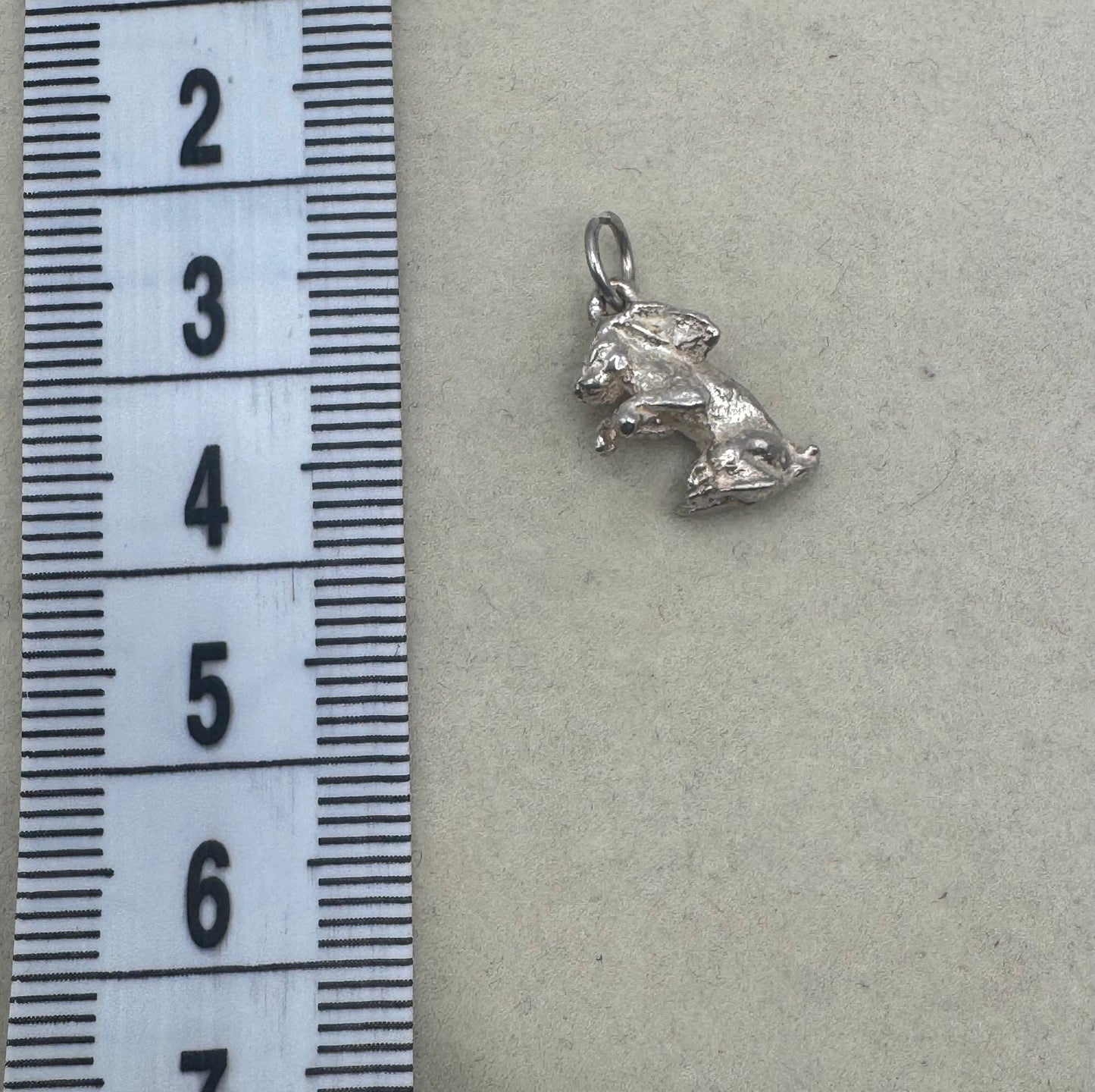 Stirling Silver Rabbit Charm