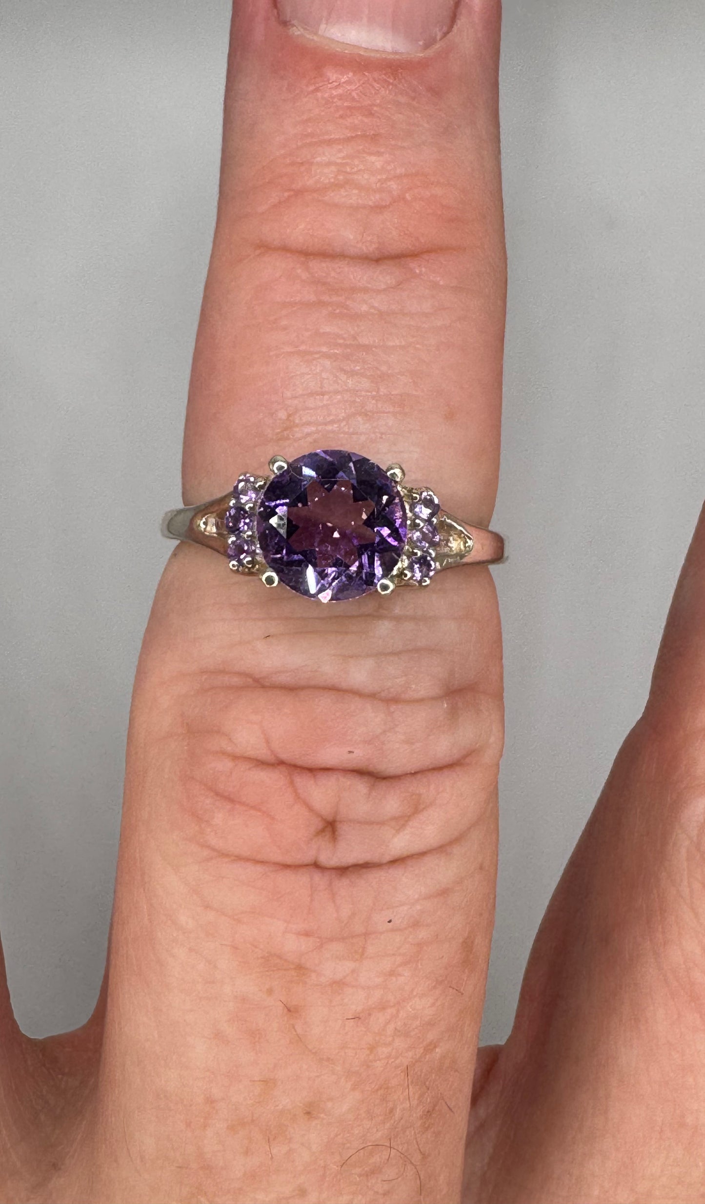 Stirling Silver Amethyst Ring