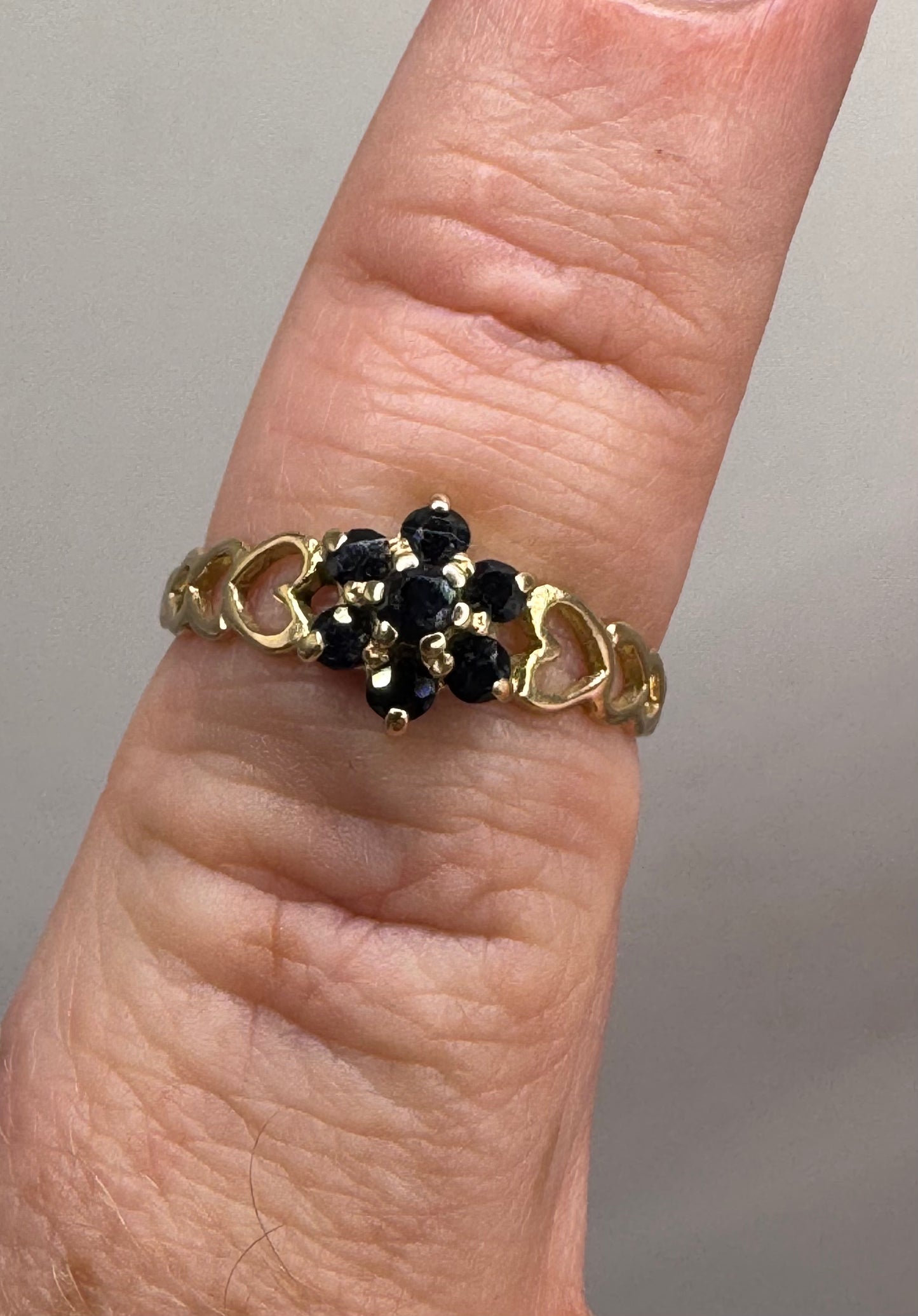 9ct Gold Sapphire Ring