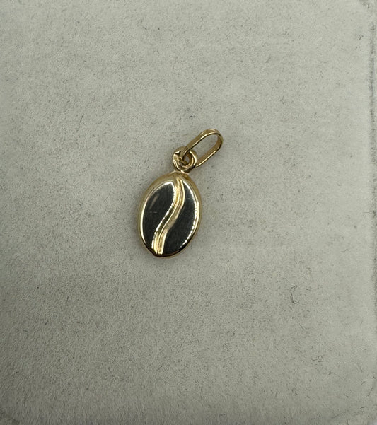 9ct Gold Coffee Bean Charm