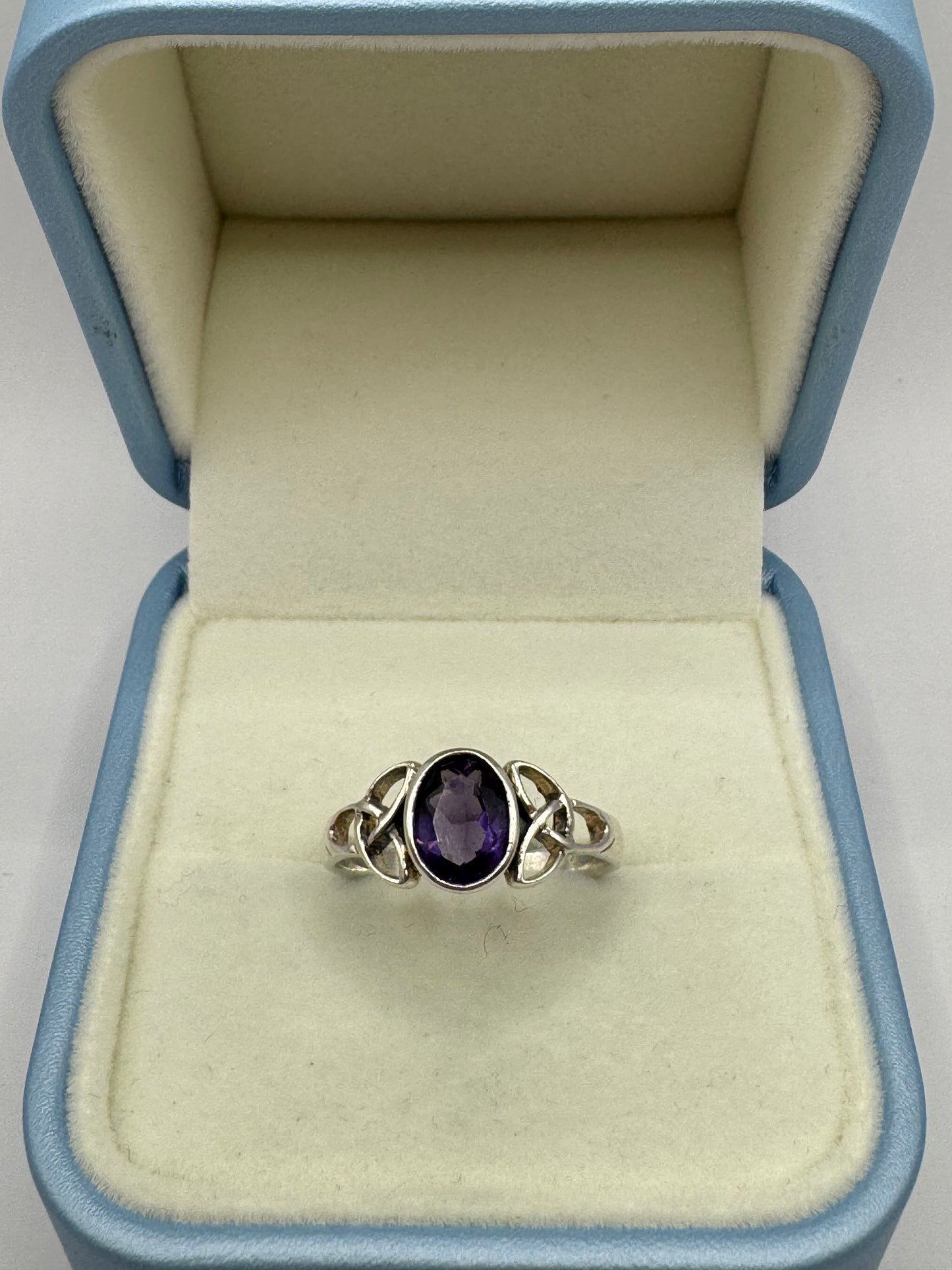 Stirling Silver Amethyst Ring