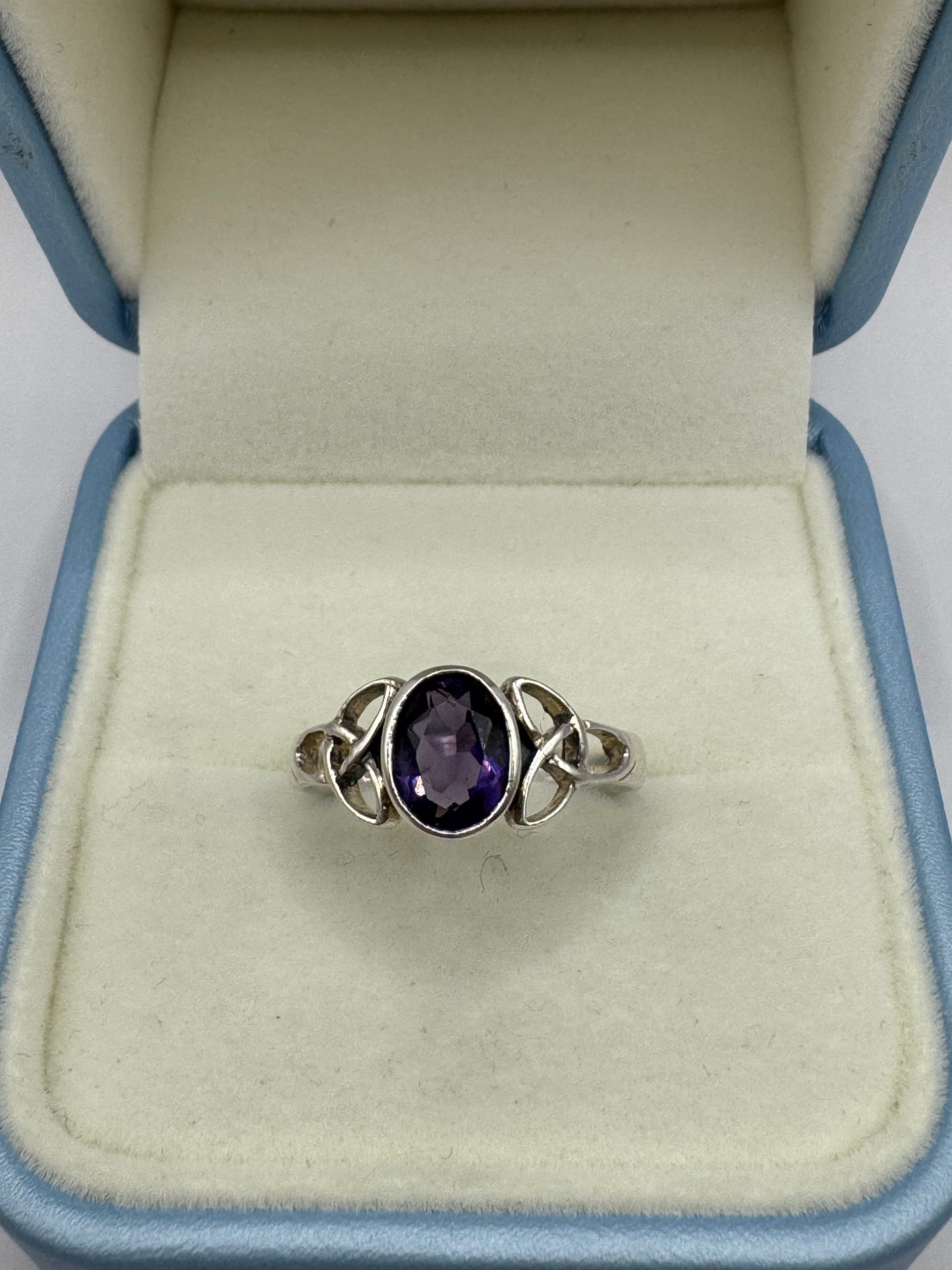 Stirling Silver Amethyst Ring
