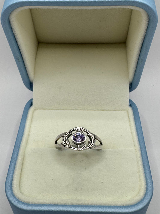 Stirling Silver Tanzanite Ring
