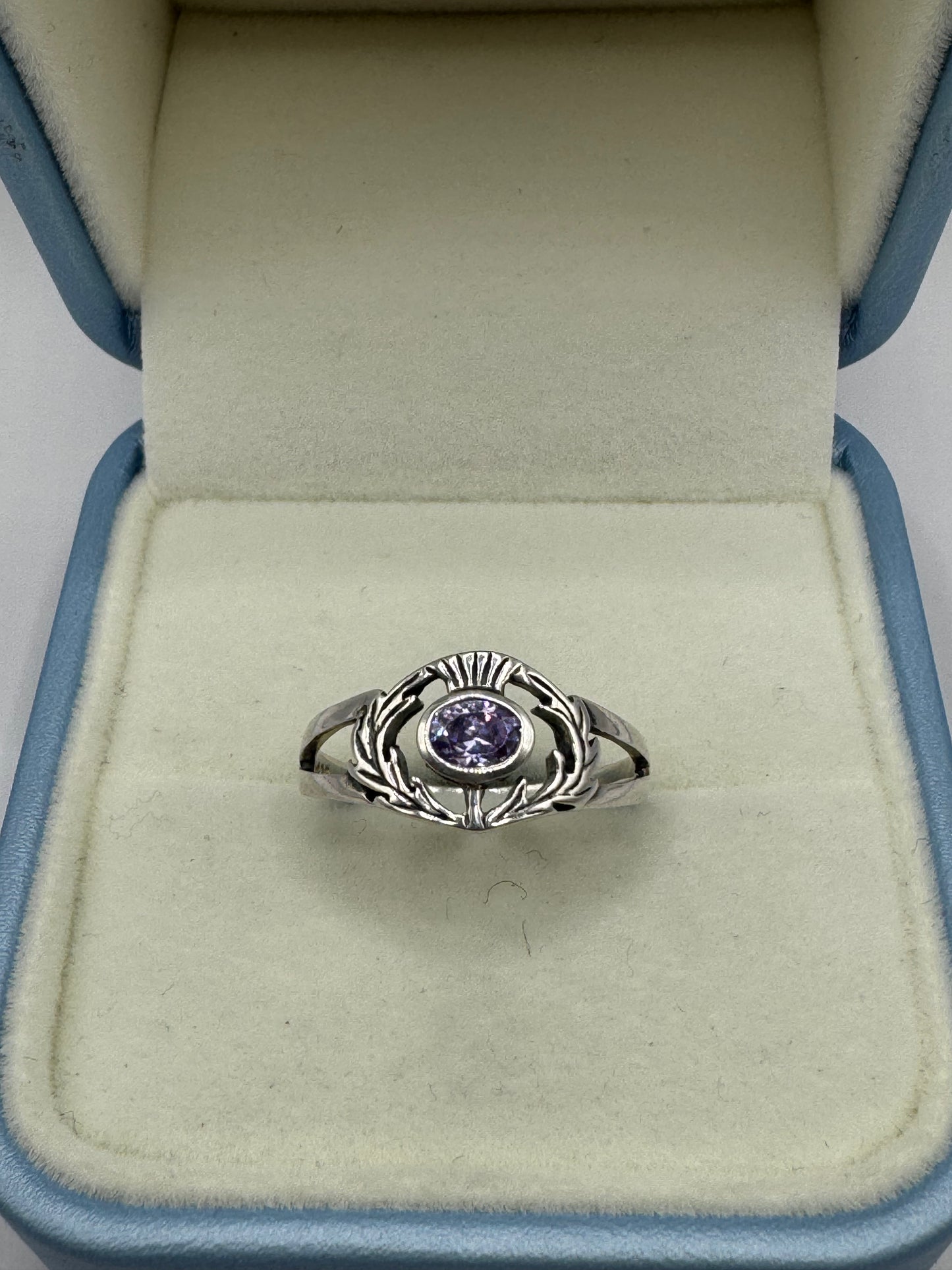 Stirling Silver Tanzanite Ring