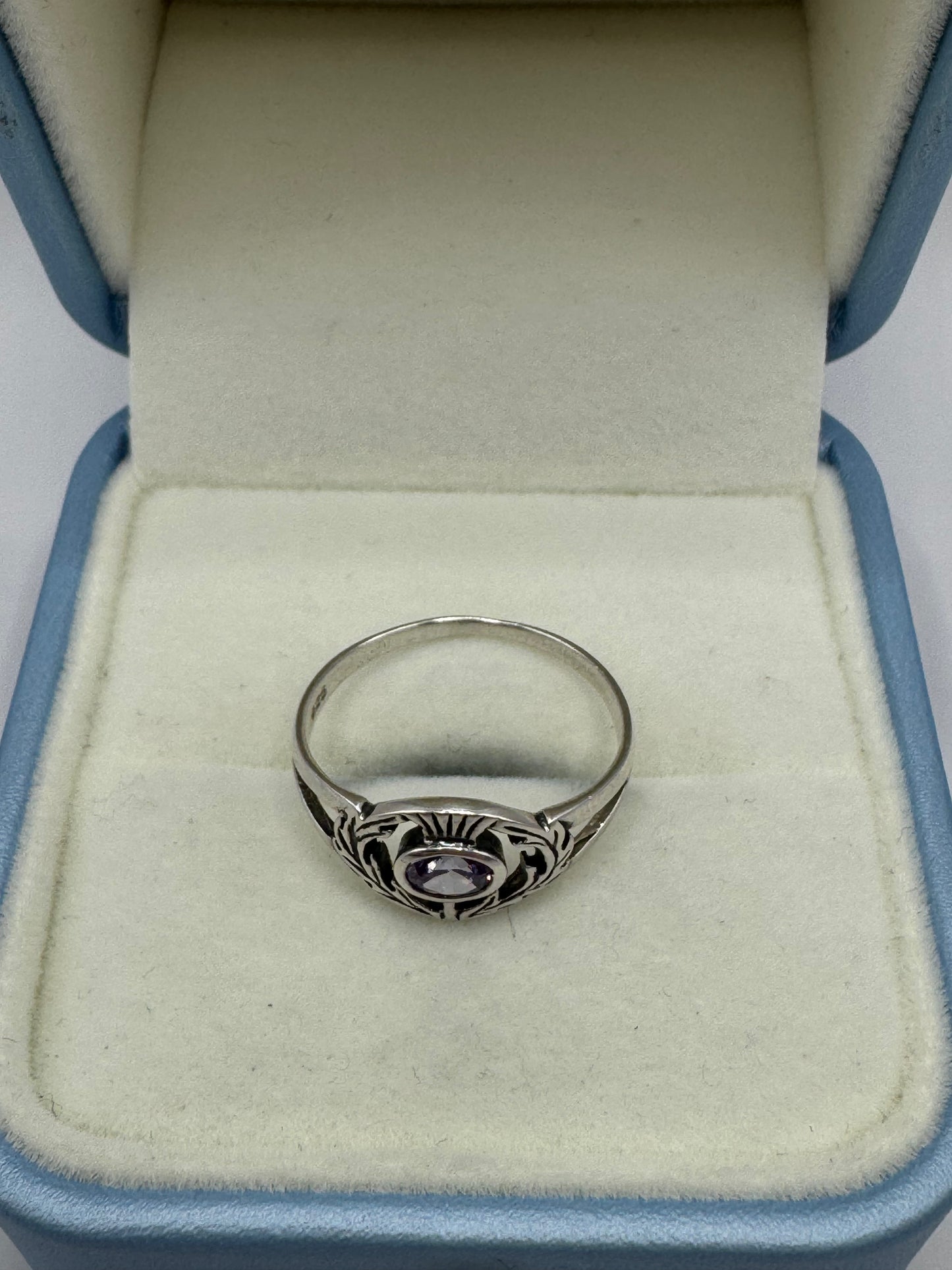 Stirling Silver Tanzanite Ring