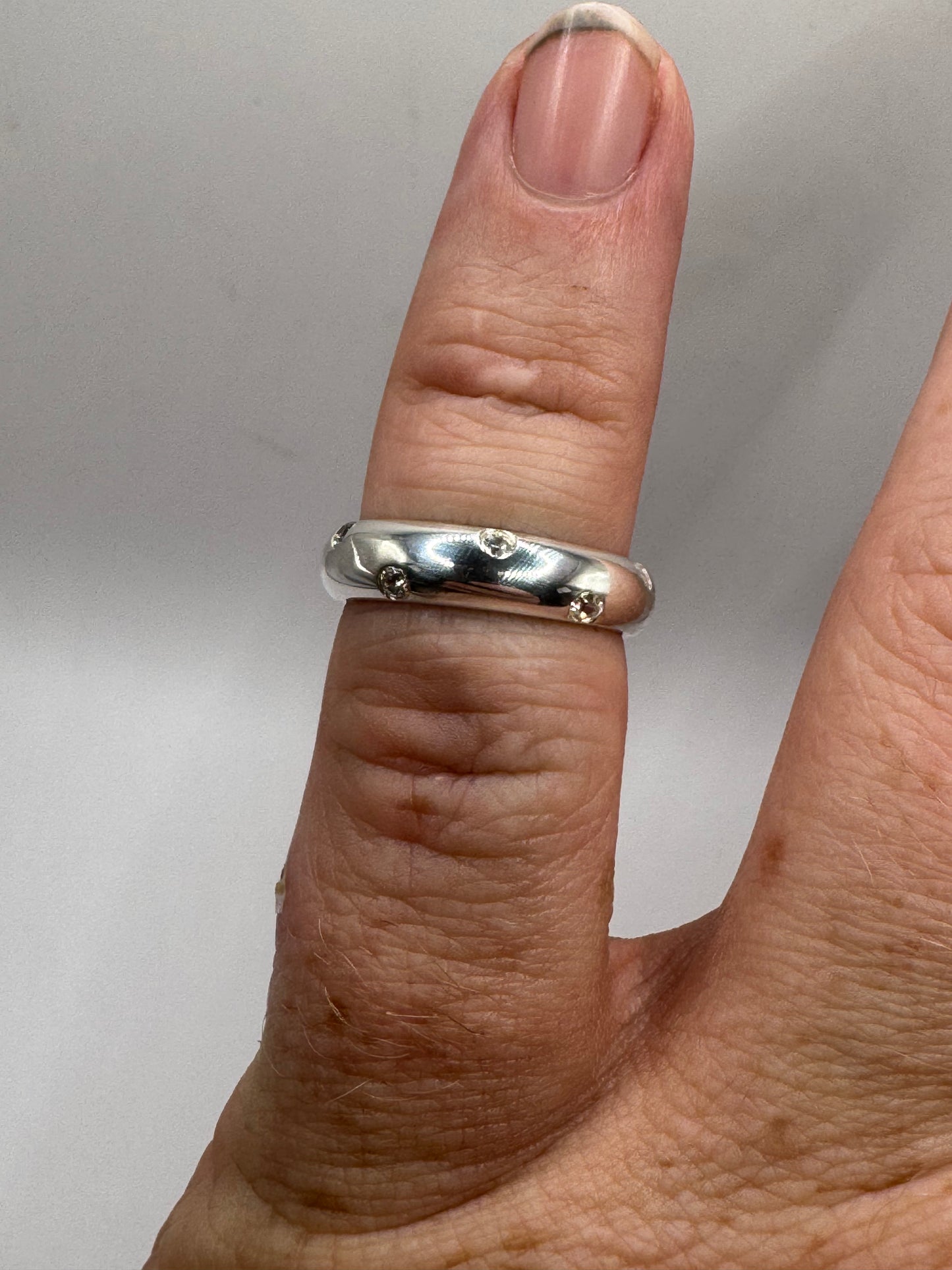 Stirling Silver Bubble Ring