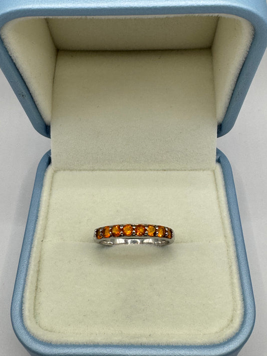Stirling Silver Citrine Ring