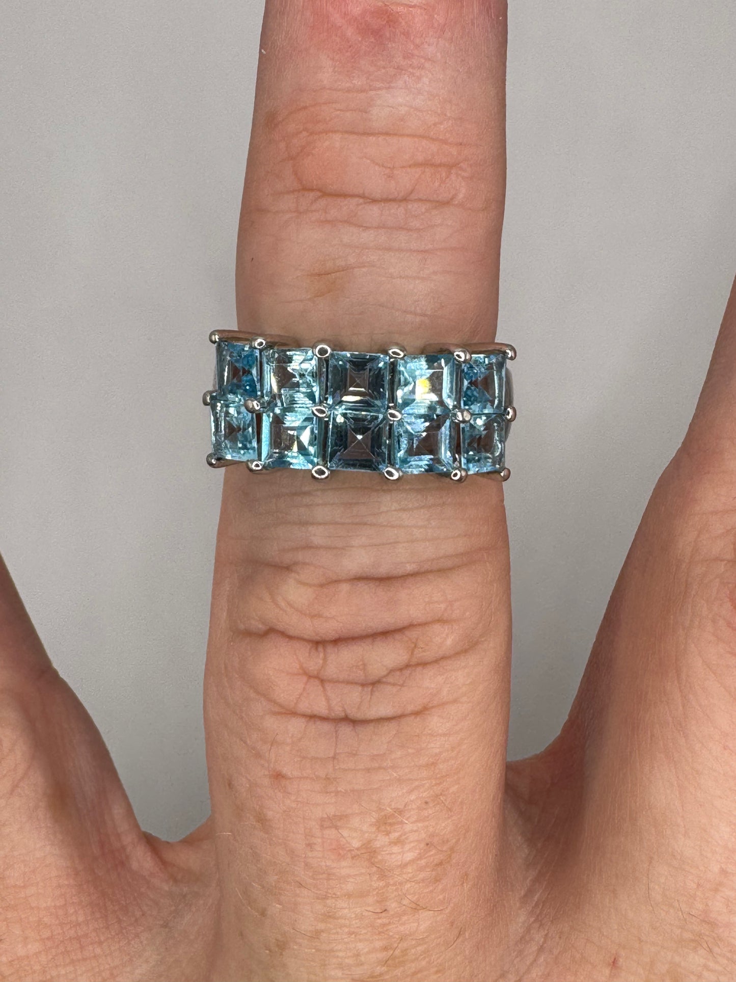 Stirling Silver Topaz Ring