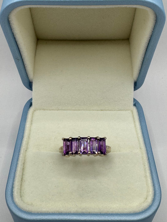 Stirling Silver Amethyst Ring
