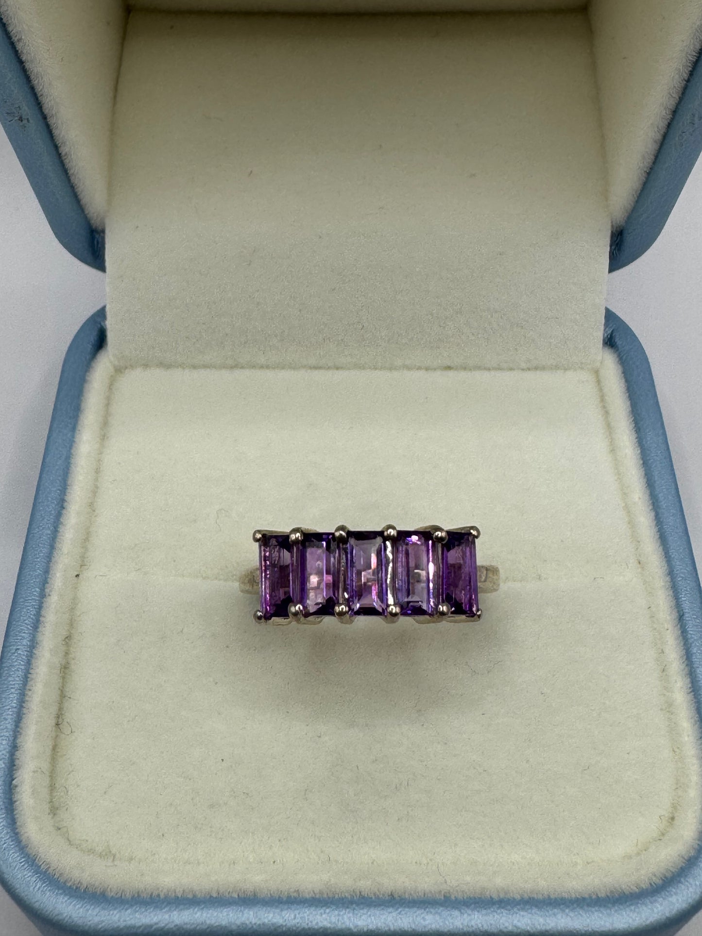Stirling Silver Amethyst Ring