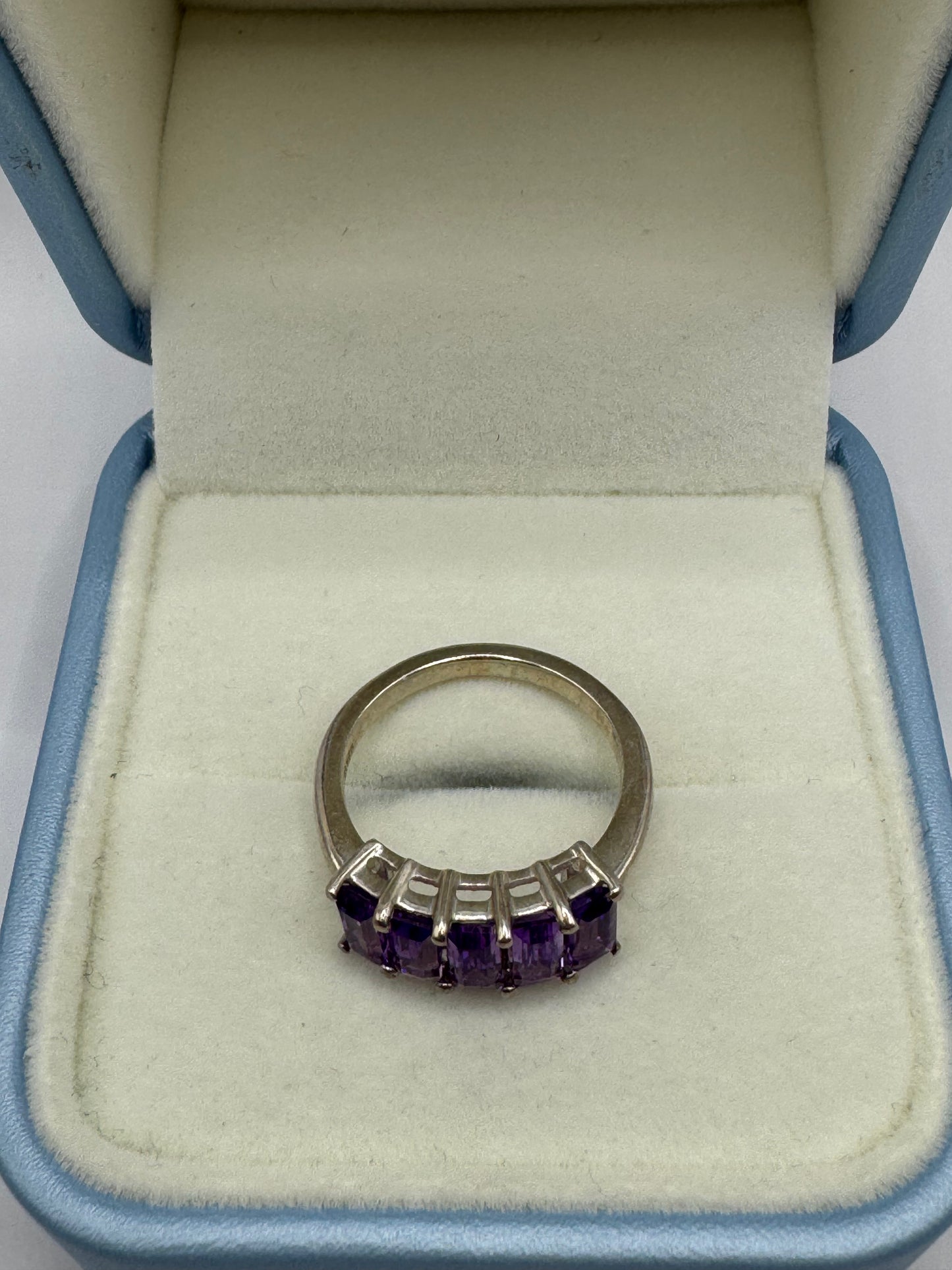 Stirling Silver Amethyst Ring