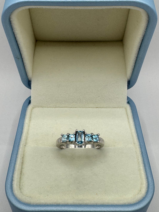 Stirling Silver Topaz Ring
