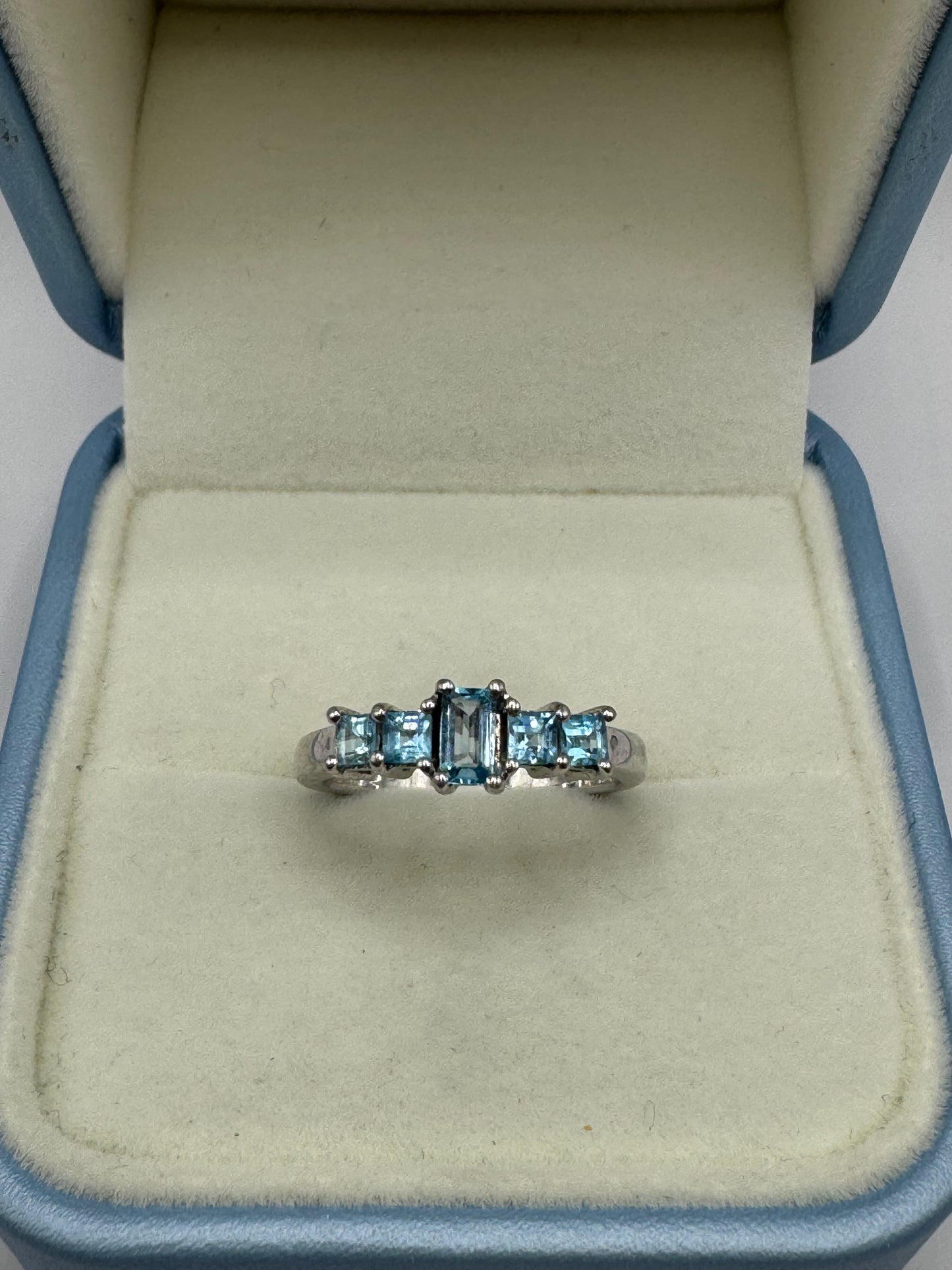 Stirling Silver Topaz Ring