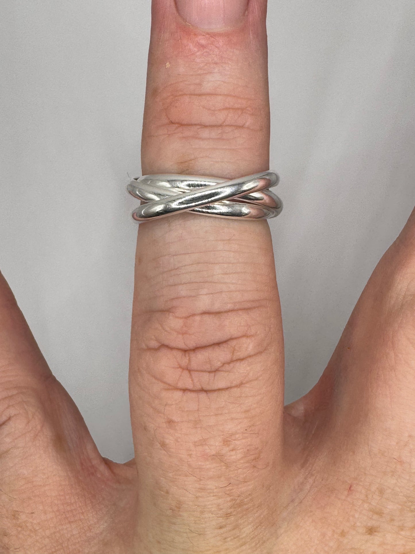 Stirling Silver Russian Band Ring