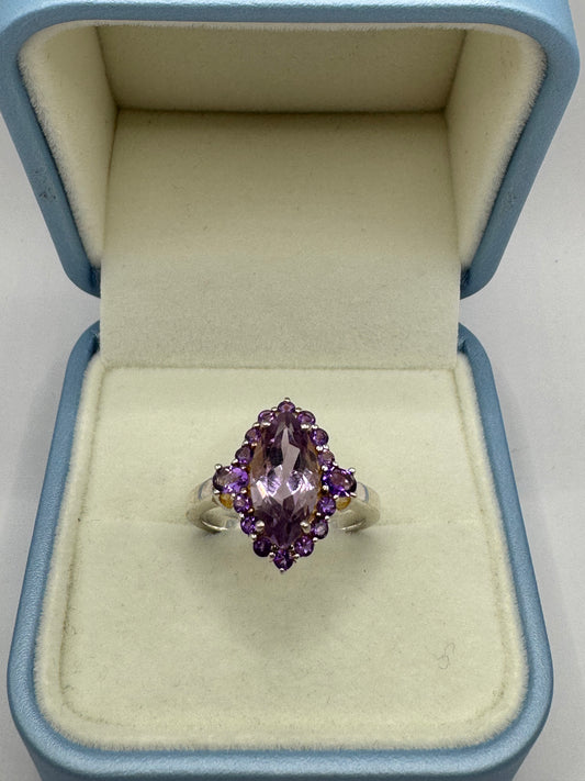 Stirling Silver Amethyst Ring