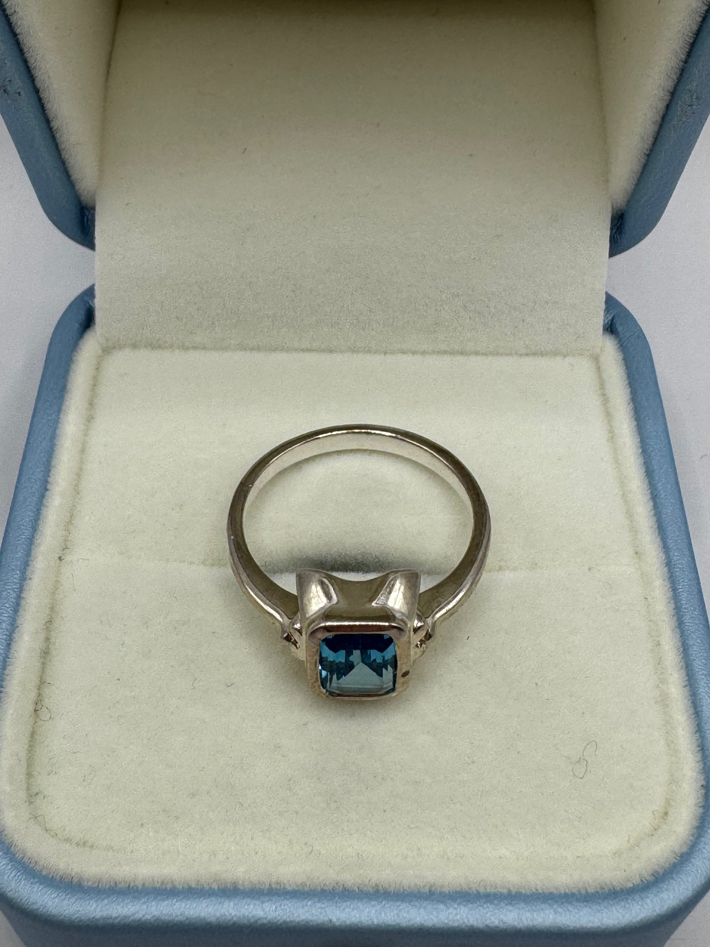 Stirling Silver Topaz Ring