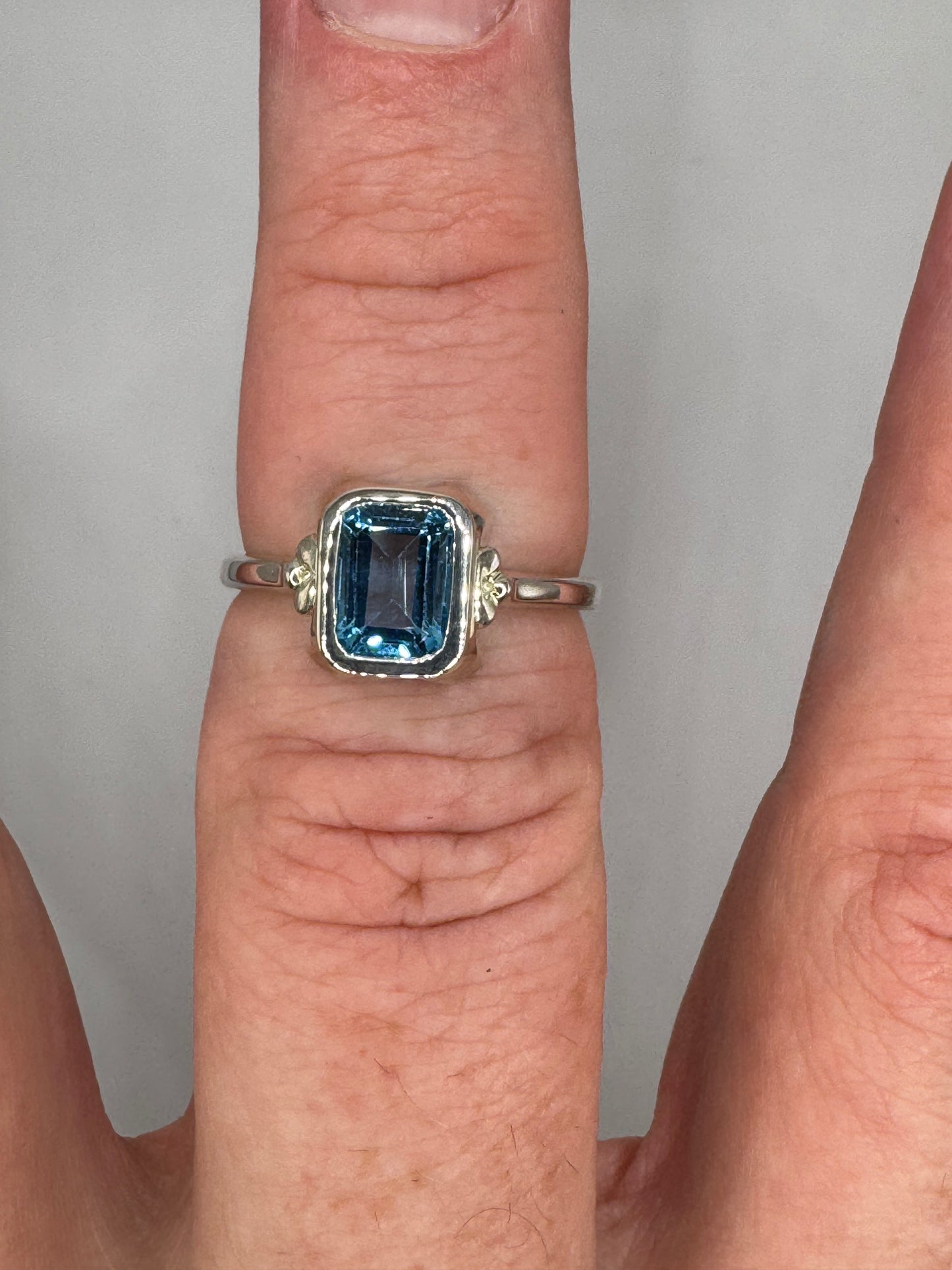 Stirling Silver Topaz Ring