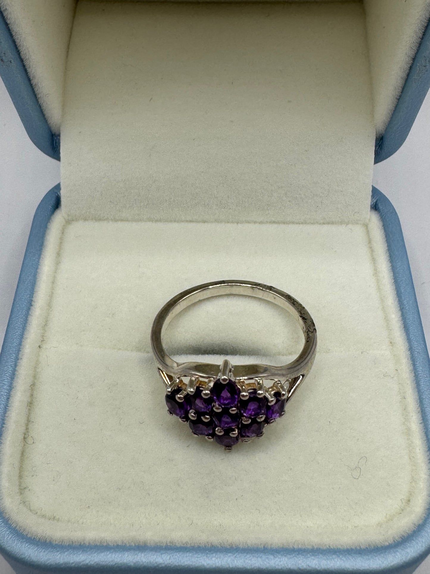 Stirling Silver Amethyst Ring
