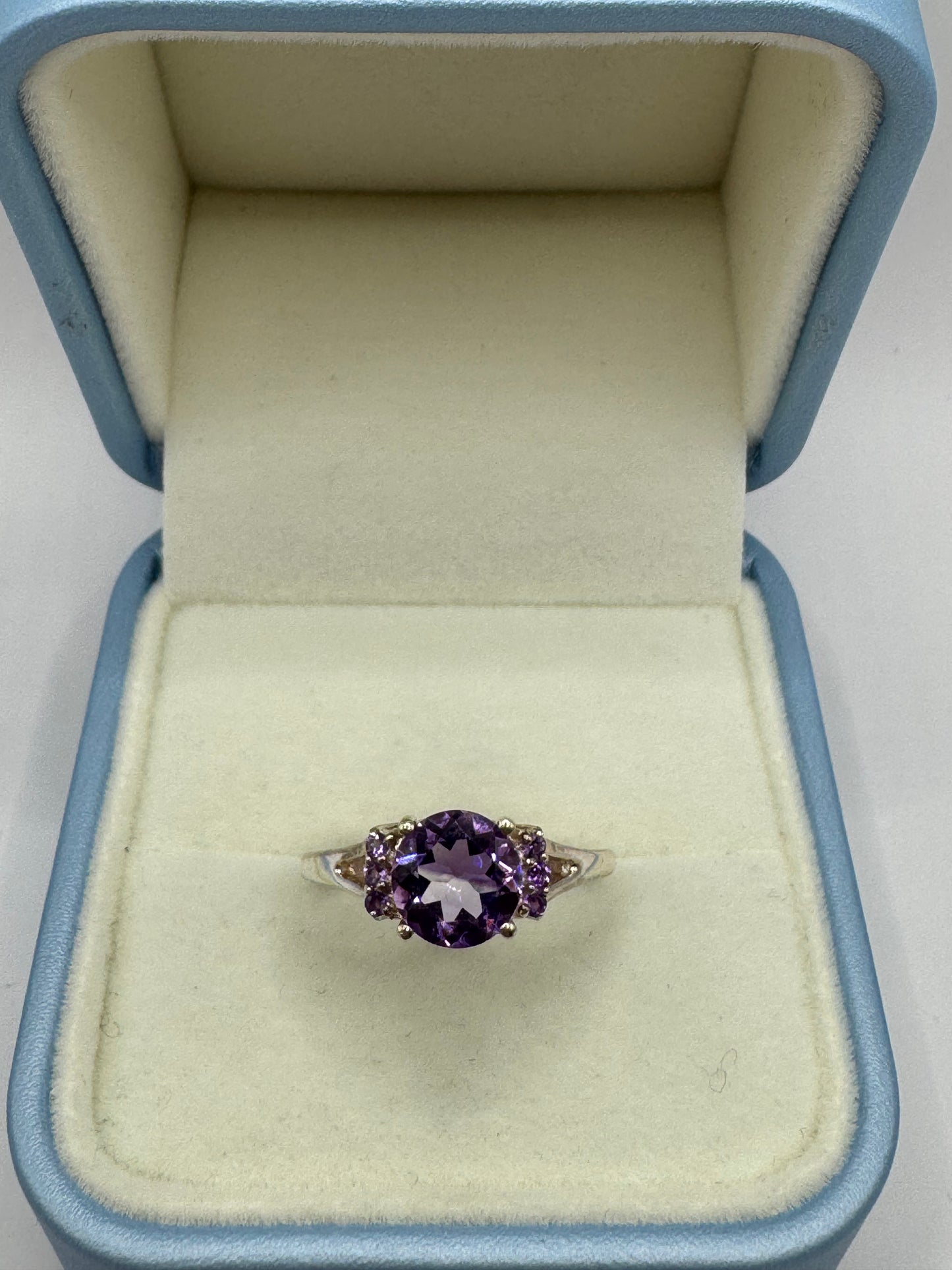 Stirling Silver Amethyst Ring
