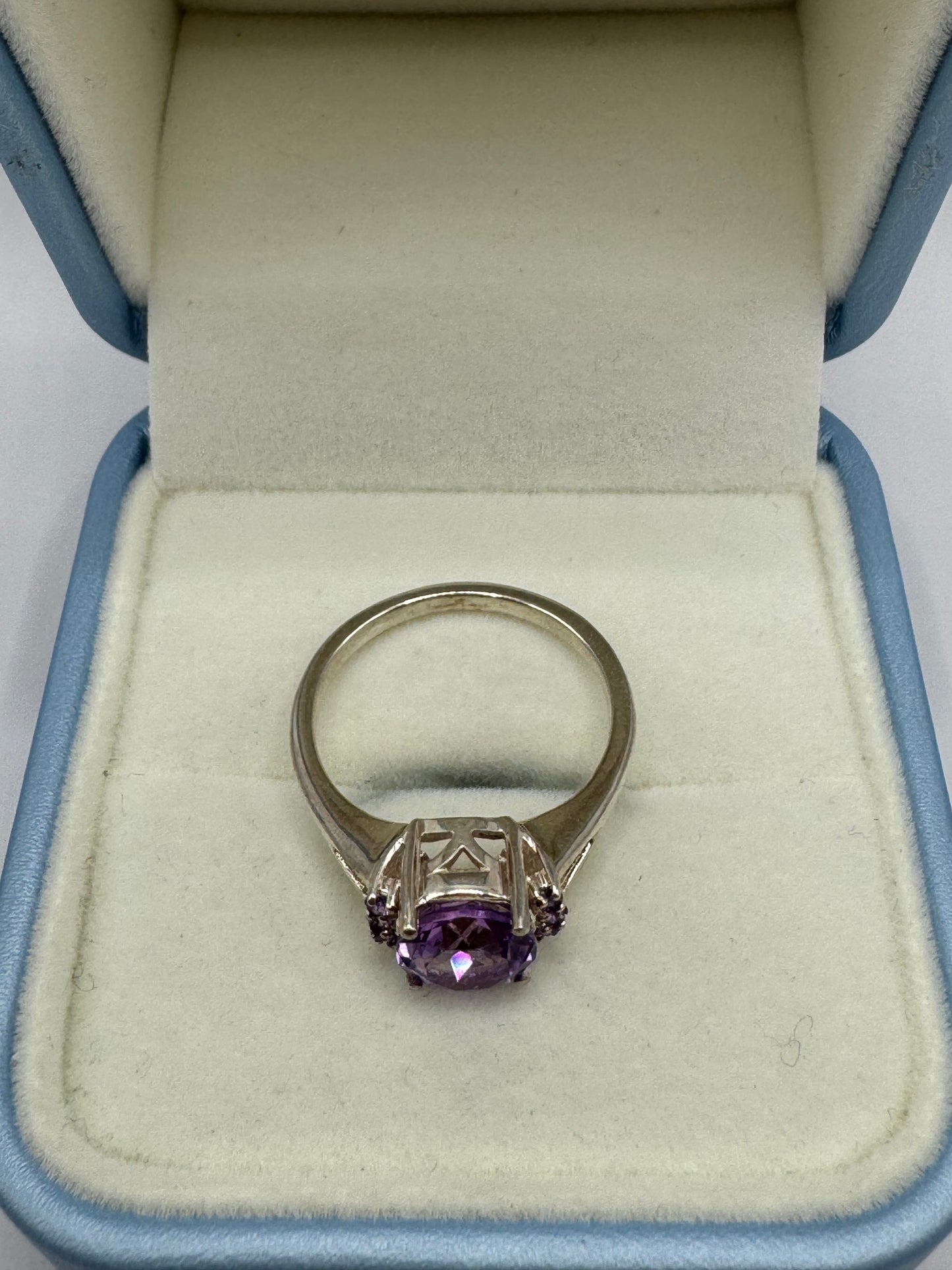 Stirling Silver Amethyst Ring