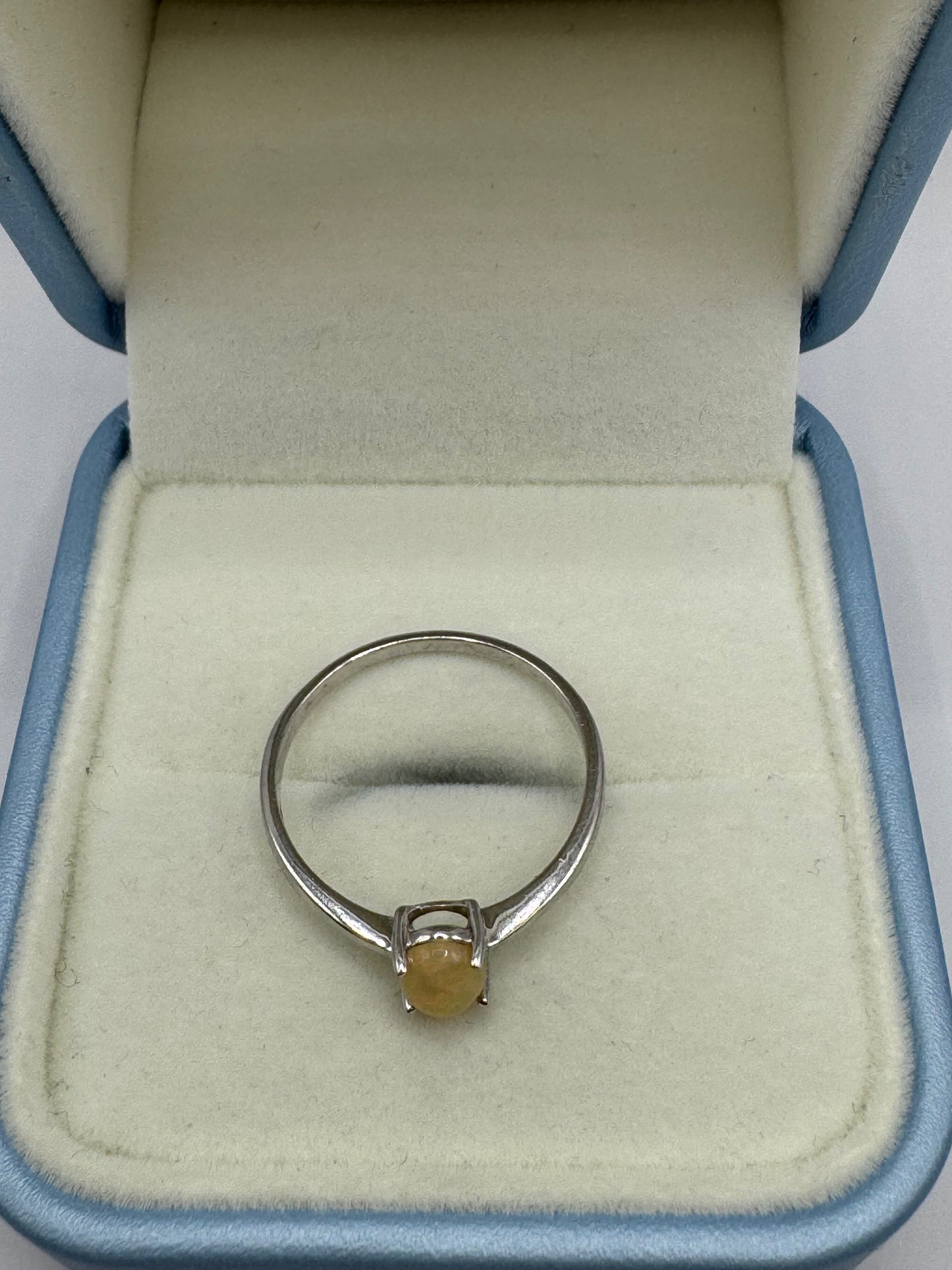 Stirling Silver Opal Ring