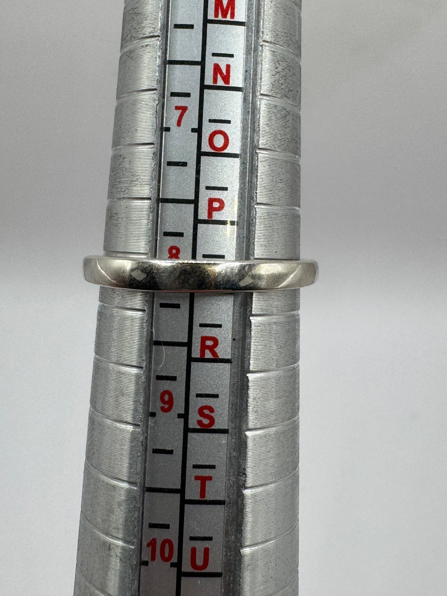 Stirling Silver Sapphire & Cubic Zirconia Ring