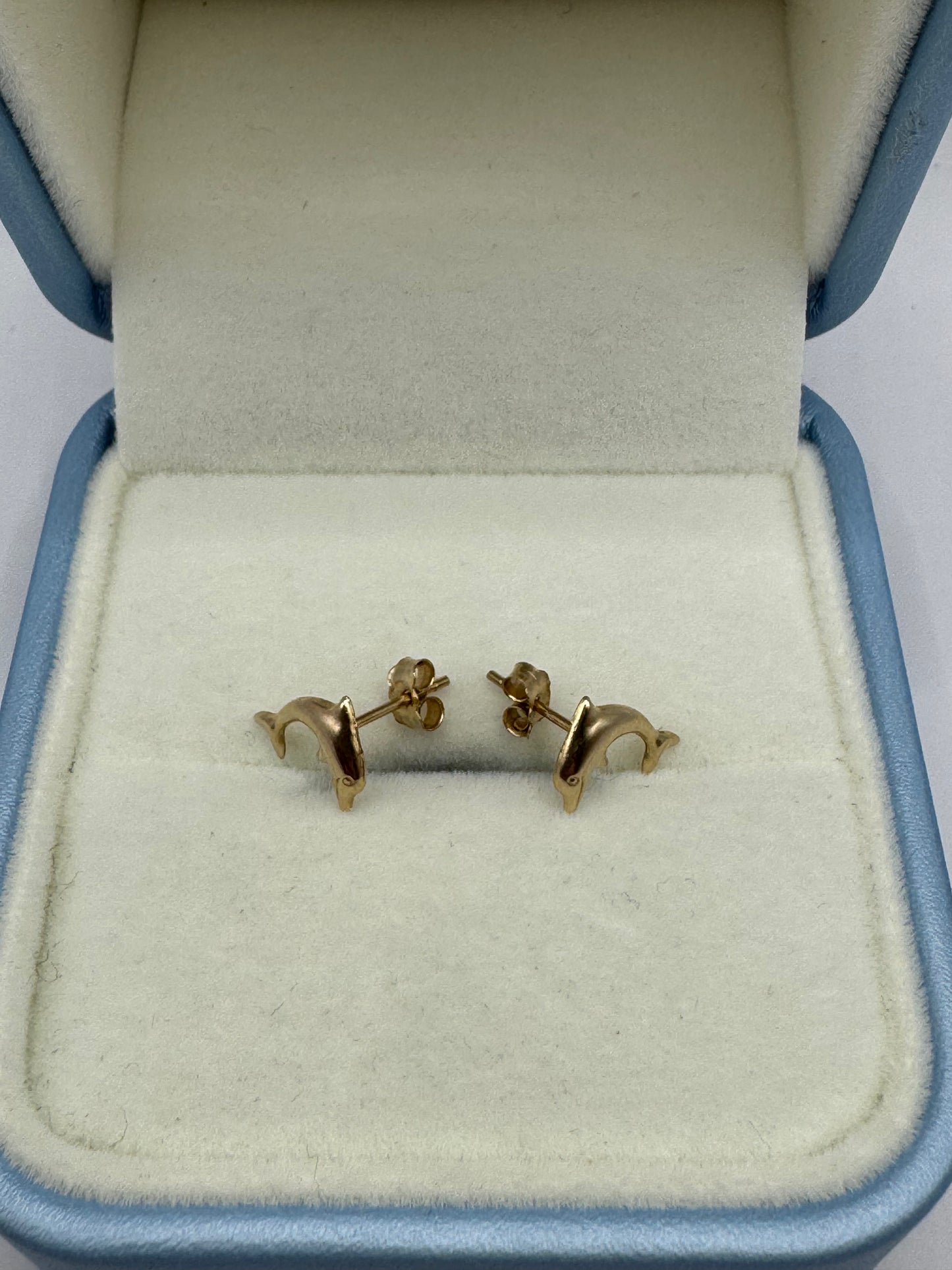 9ct Gold Dolphin Earrings