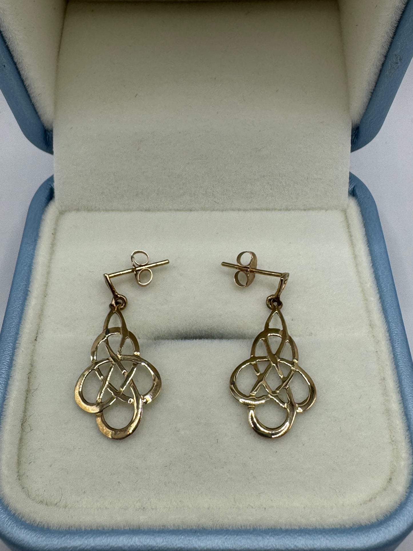 9ct Gold Celtic Earrings
