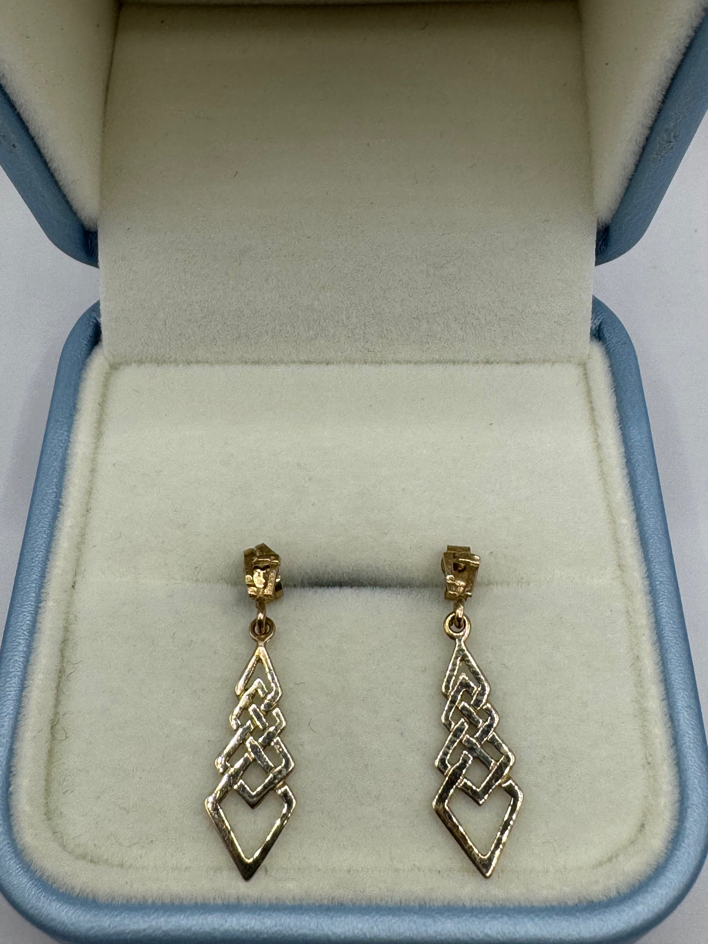 9ct Gold Dangle Earrings
