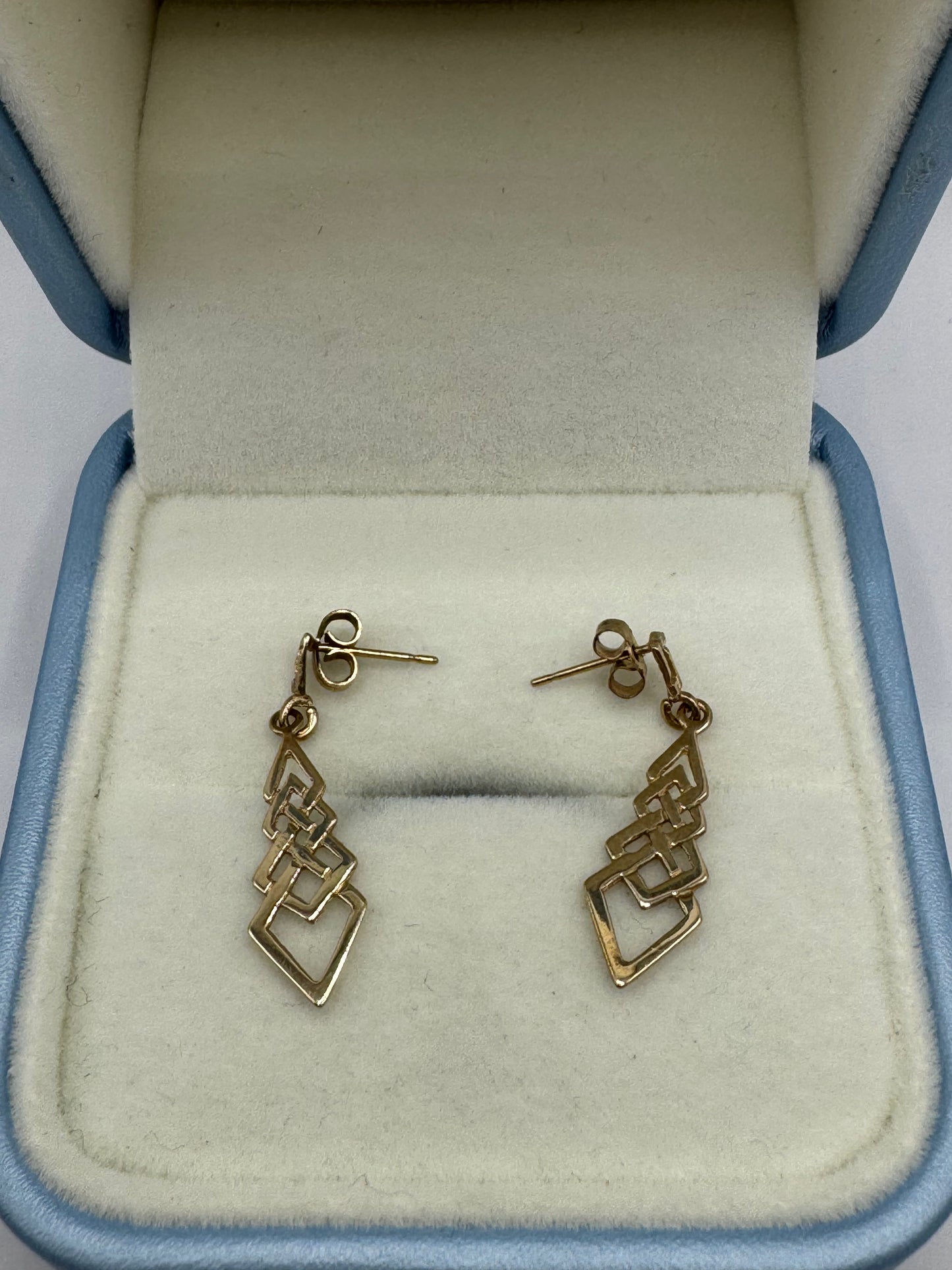 9ct Gold Dangle Earrings
