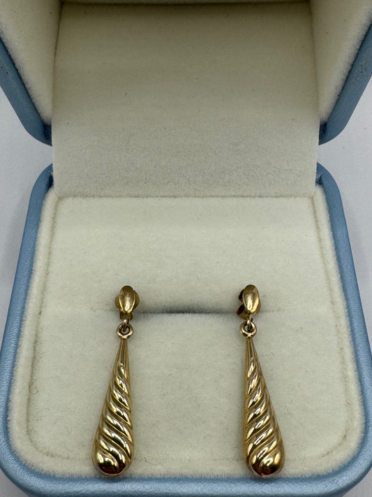 9ct Gold Dangle Earrings