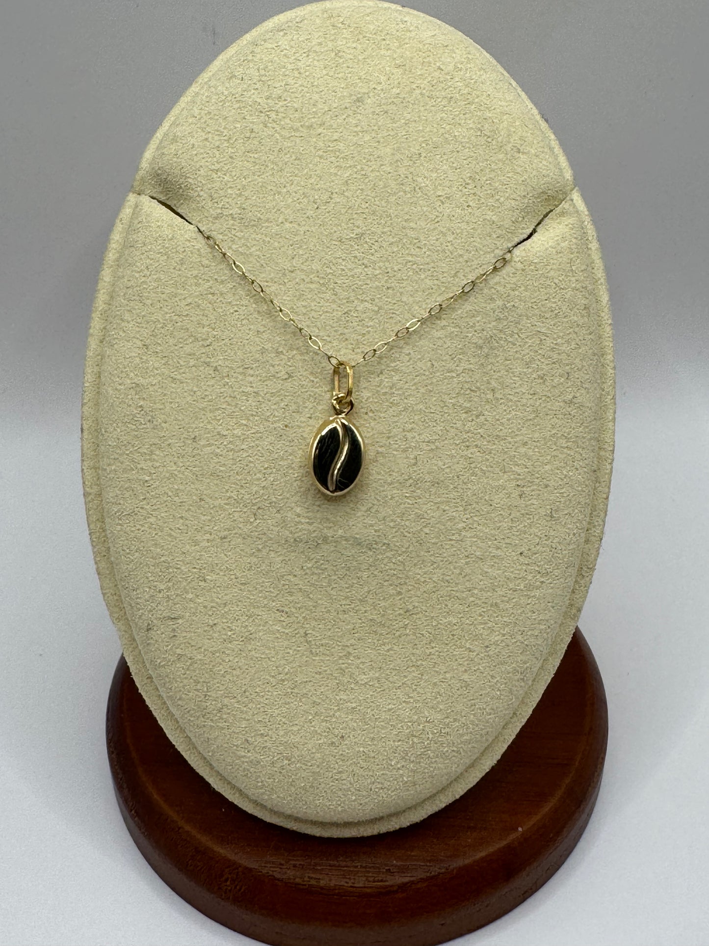 9ct Gold Coffee Bean Charm