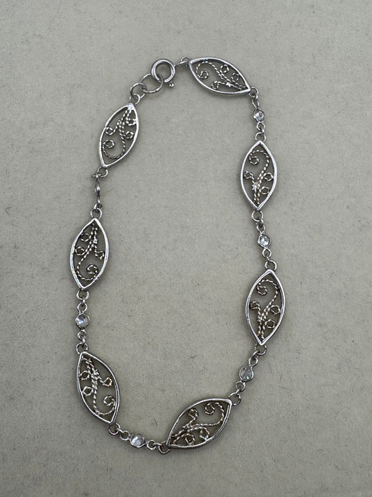 Stirling Silver Bracelet 7.5 inch