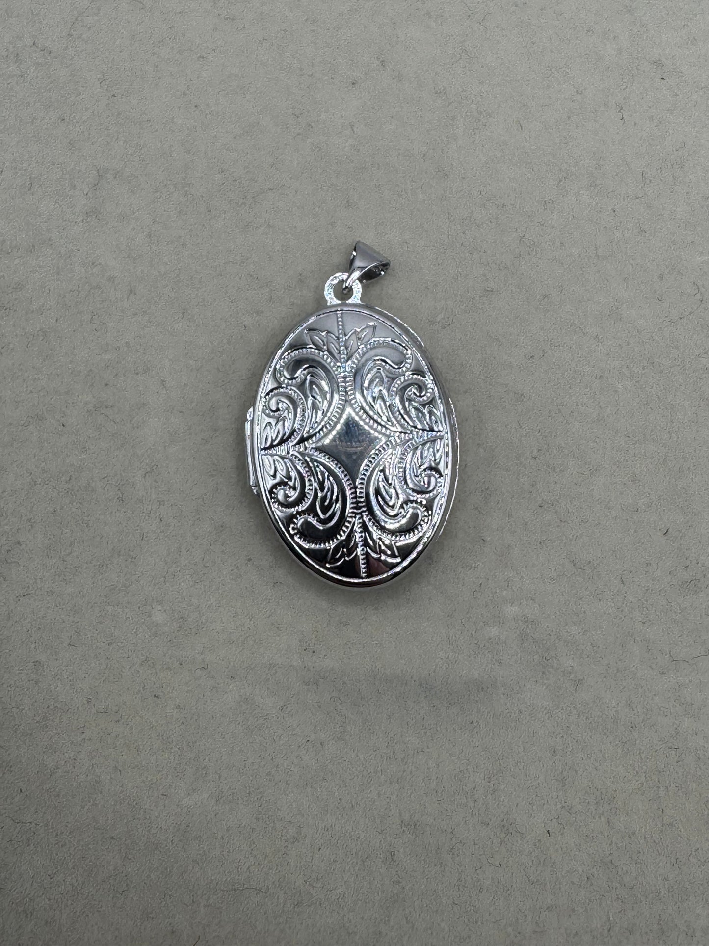 Stirling Silver Engraved Locket