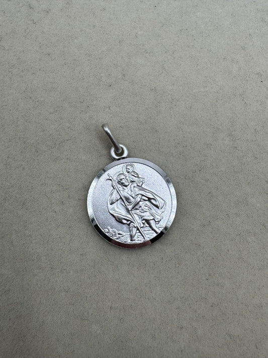 Stirling Silver St Christopher Pendant