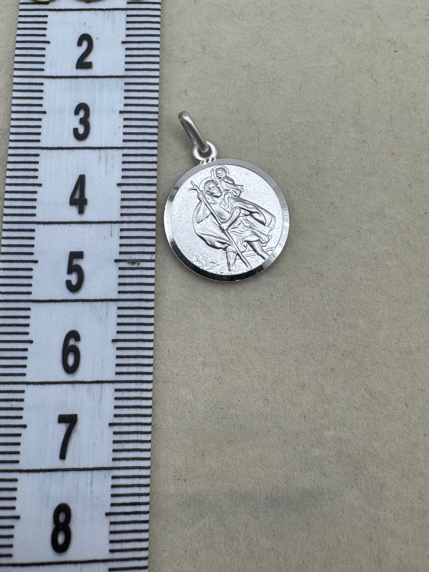 Stirling Silver St Christopher Pendant