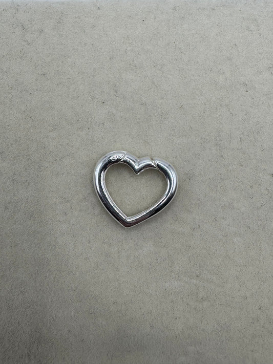 Stirling Silver Heart Clasp