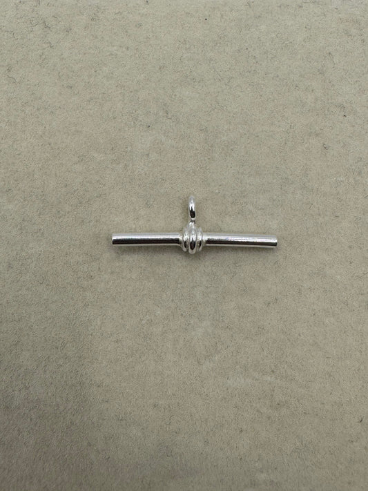 Stirling Silver T- Bar Pendant