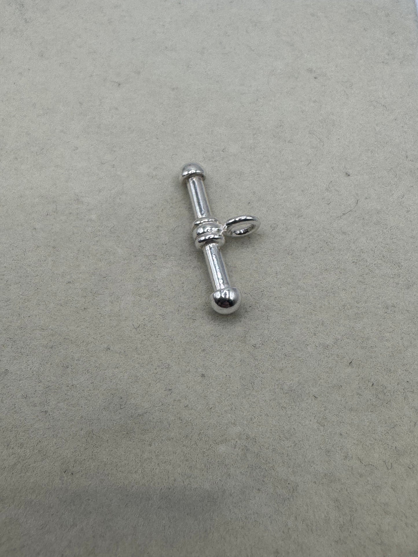 Stirling Silver T- Bar Pendant