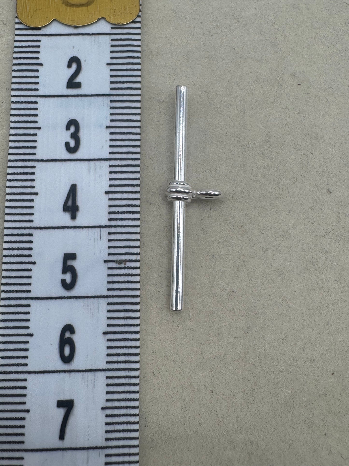 Stirling Silver T- Bar Pendant