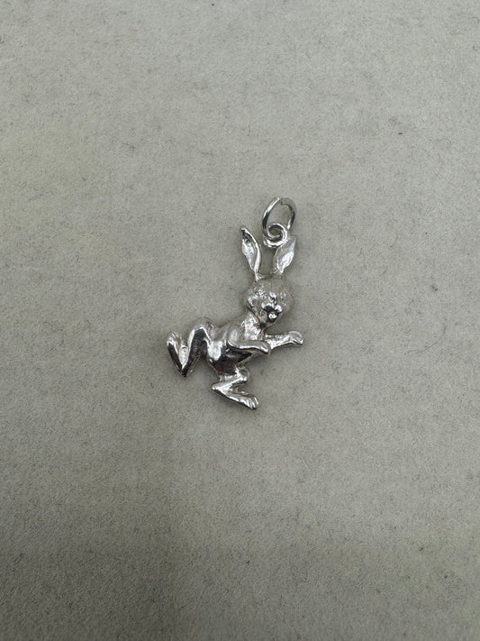 Stirling Silver Rabbit Charm