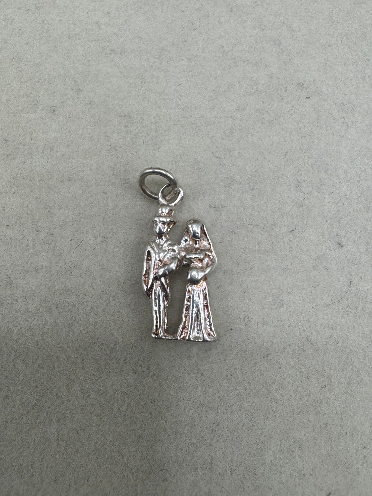Stirling Silver bride & Groom Charm